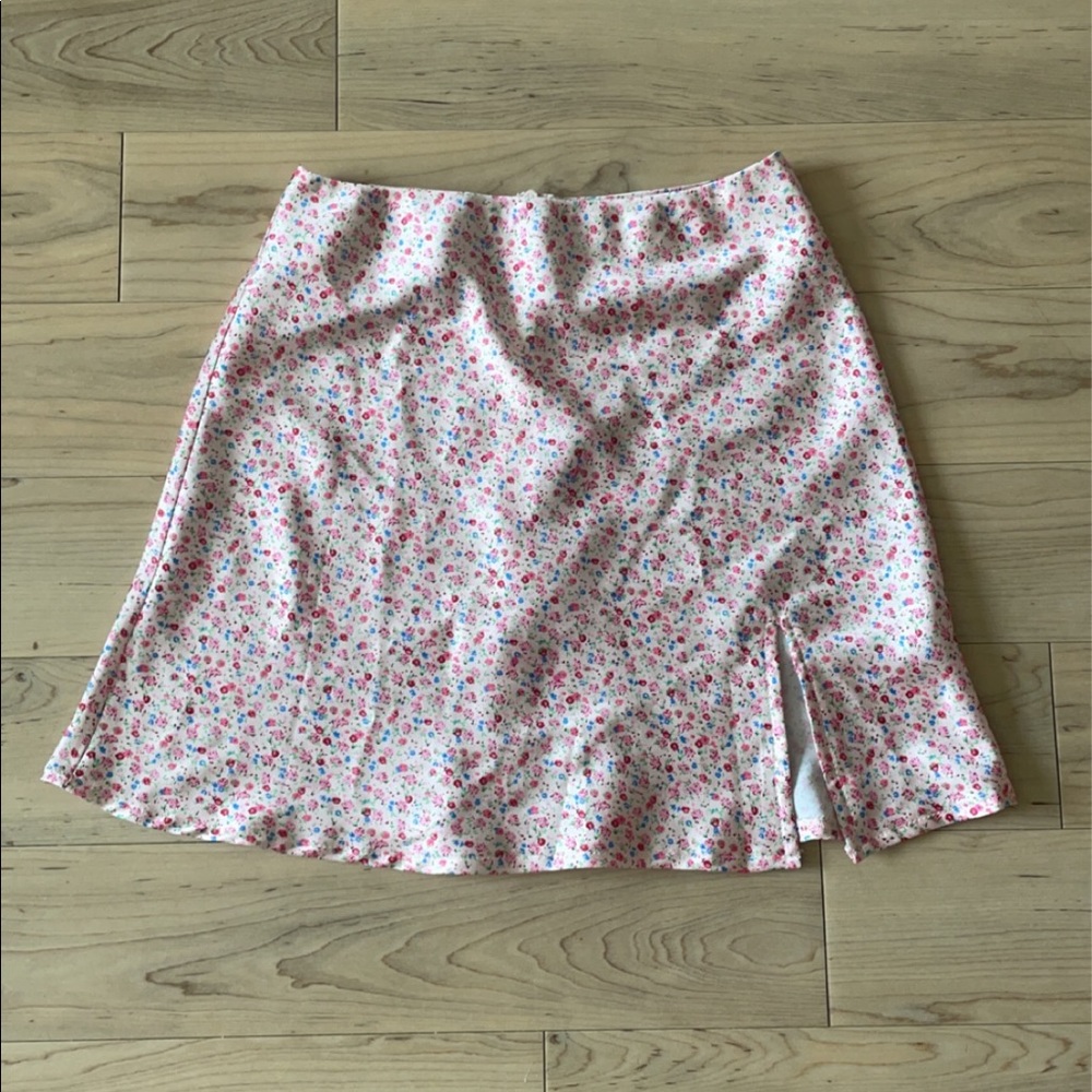 princess polly floral skirt size 0